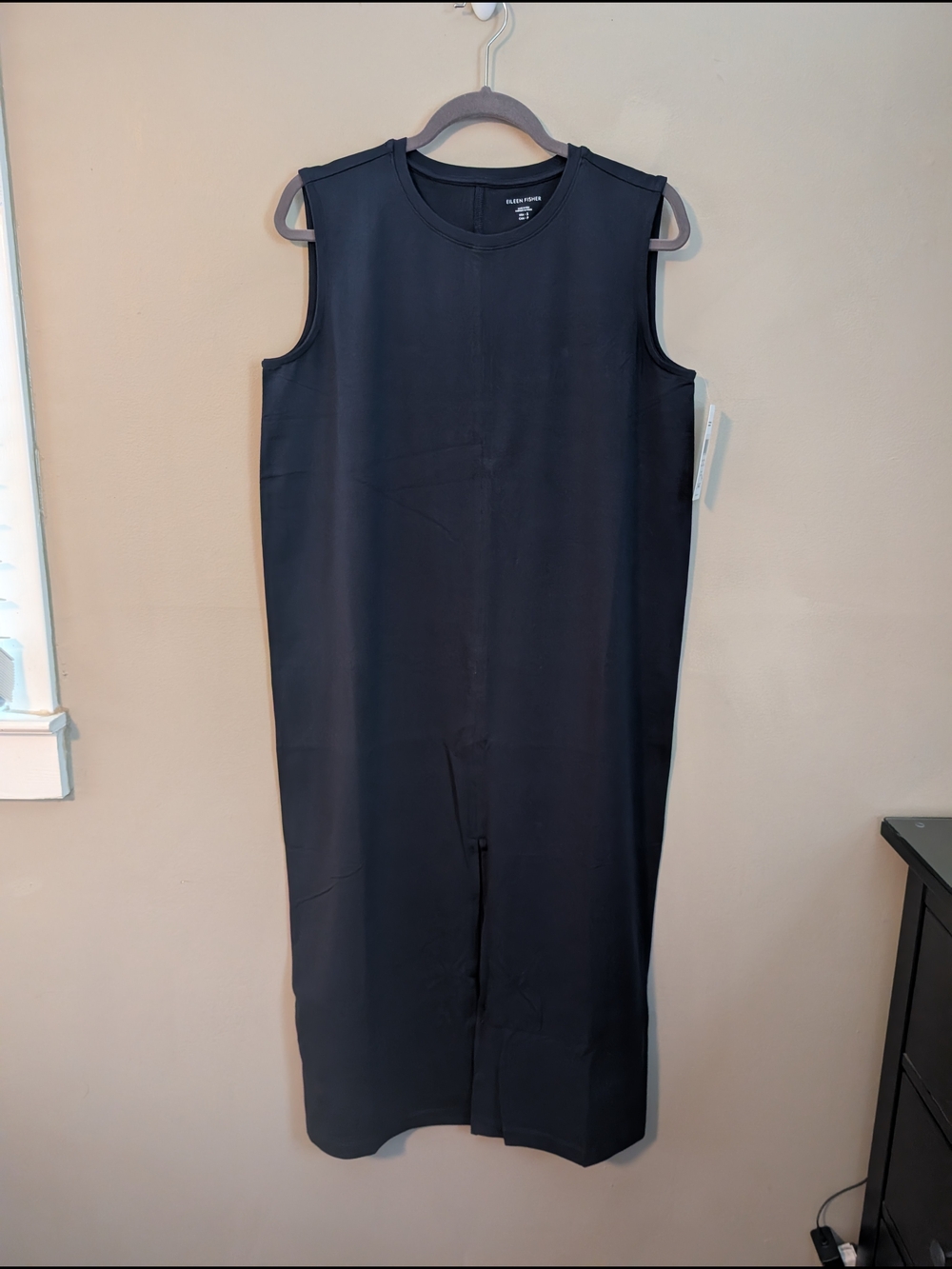 Sleeveless Navy Dress